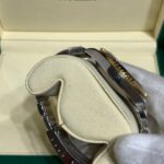 102UB bp 40mm, pre-ceramica PRETO, caixa banhado ouro MISTO 18k, bezel aluminio PRETO, mostrador PRETO,cal (7)