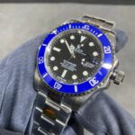 103 noob 41mm, AZUL V11,caixa aco inox ,bezel ceramica AZUL ,mostrador preto ,eta-a2836,aco 904L -3