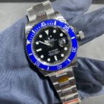 103 noob 41mm, AZUL V11,caixa aco inox ,bezel ceramica AZUL ,mostrador preto ,eta-a2836,aco 904L -7