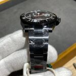 106R BLAKEN 40mm RED, caixa DLC,mostrador preto, bracelete metal DLC ,cal (6)