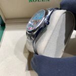 112YA ewf,41mm, caixa de aco, mostrador azul tiffany Ballon, bracelete metal, cal 3230 (1)