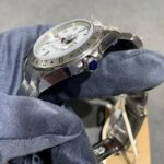 121E bp explorer ii vintage 40mm ,caixa de aco, bezel de aco ,fundo branco ,bracelete metal, eta-a2836 ,aco 316L -2