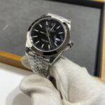 130XB VSF 41mm datejust caixa aco bezel de LISO, mostrador azul ,bracelete OYSTER, aco 904L ,CLONE3235 (4)