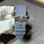 14 noob ”white theme”,mostrador branco, subdial silver, caxai de aco, pulseira de couro cinza (1)