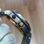 16 noob ‘pride of indonesia” Chronograph mostrador detalhe champanha, pulseira de couro ,eta 7750 (2)