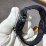 45B v6f, 45mm chrono,caixa de fibra de carbono, mostrador fibra de carbono, bezel fibra de carbono, pulseira borracha, cal (1)