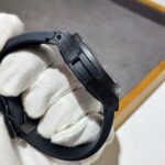 45B v6f, 45mm chrono,caixa de fibra de carbono, mostrador fibra de carbono, bezel fibra de carbono, pulseira borracha, cal (4)