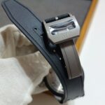 50T m+f, 43mm, caixa ceramic preto fosca,pulseira nylon (5)